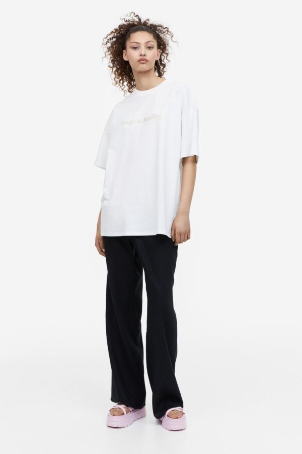 Oversized Motif T-shirt - Зображення 2