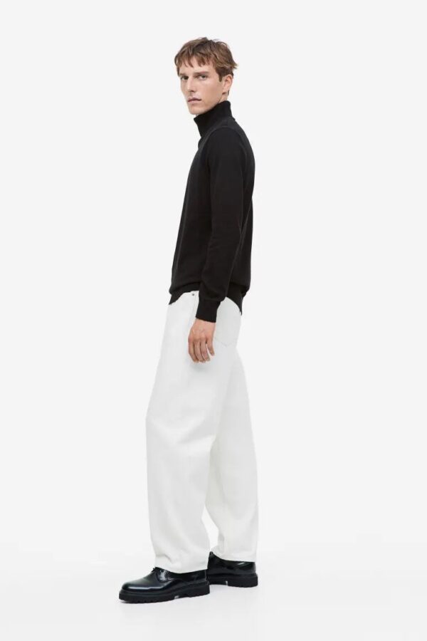 Slim Fit Fine-knit Turtleneck Sweater - Зображення 2