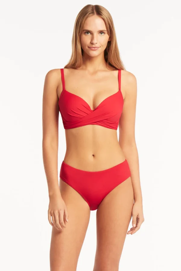 Eco Essentials Cross Front Moulded Cup Bra - Зображення 10