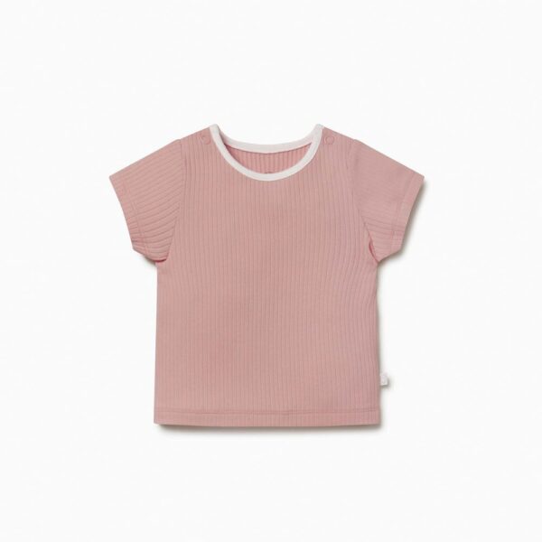 Ribbed Short Sleeve T-Shirt - Зображення 2